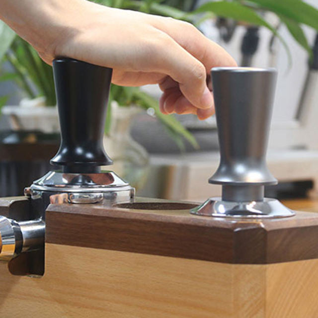 Calibrated Stainless Steel Espresso Tamper with Anti‑Stick, Self‑Leveling Rounded Handle