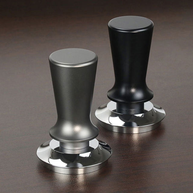 Calibrated Stainless Steel Espresso Tamper with Anti‑Stick, Self‑Leveling Rounded Handle