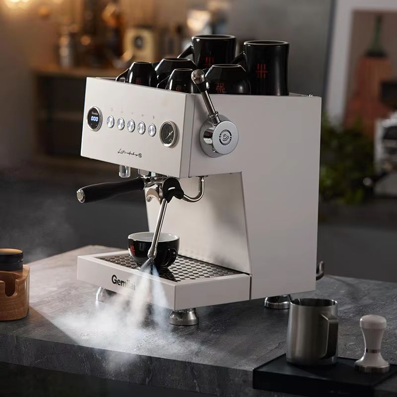 Premium Stainless Steel Programmable Espresso Machine with Milk Frothing