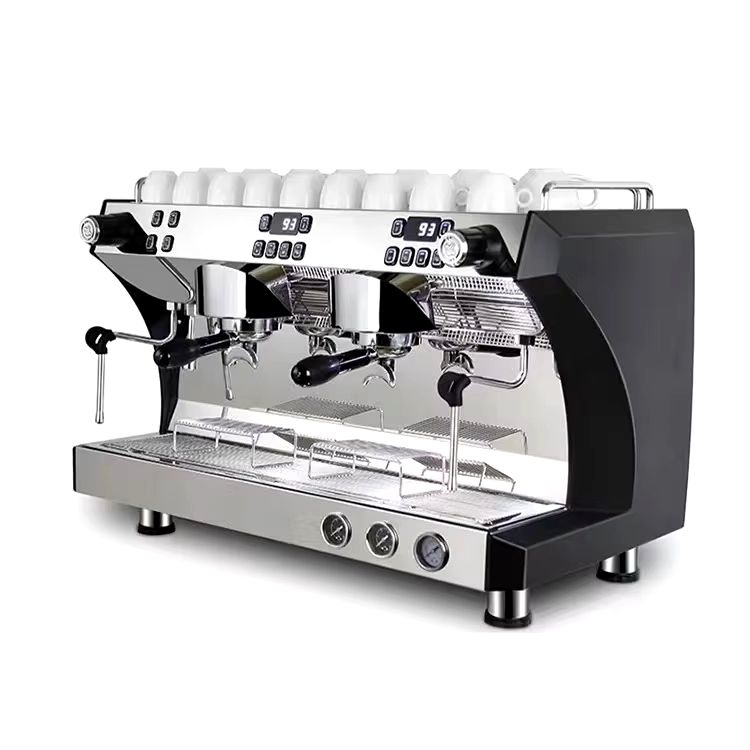 Professional Dual‑Boiler Black Espresso Machine with 11 L Reservoir and 4200 W Power