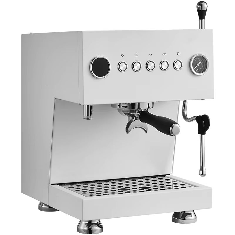 Premium Stainless Steel Programmable Espresso Machine with Milk Frothing