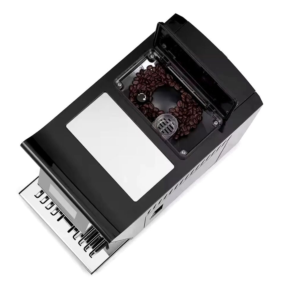 Sleek Automatic Espresso Machine with 19‑Bar Pressure, Touchscreen & Built‑In Grinder