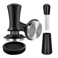 Spring‑Loaded Calibrated Stainless Steel Espresso Tamper – 51‑58 mm Classic Design